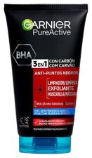 Pure Active Facial Cleansing and Exfoliating Gel with Charcoal 3 in 1 150 ml
