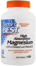 High Absorption Magnesium 100% Chelated 240 Tablets