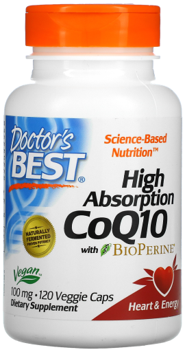 High Absorption Coq10 With Bioperine 100Mg 60 Veggie Capsules