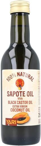 Natural Castor+Coco Zapote Oil 250 ml