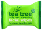 Tea Tree Facial Wipes 25 units