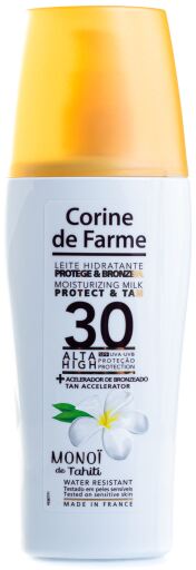 Moisturizing Milk Protects and Tans SPF 30 150 ml