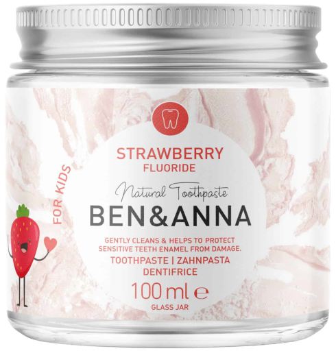 Strawberry Toothpaste with Fluoride 100 ml