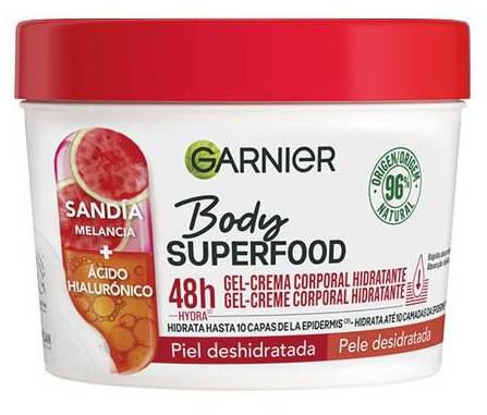 Body Superfood Moisturizing Body Cream Gel 380 ml